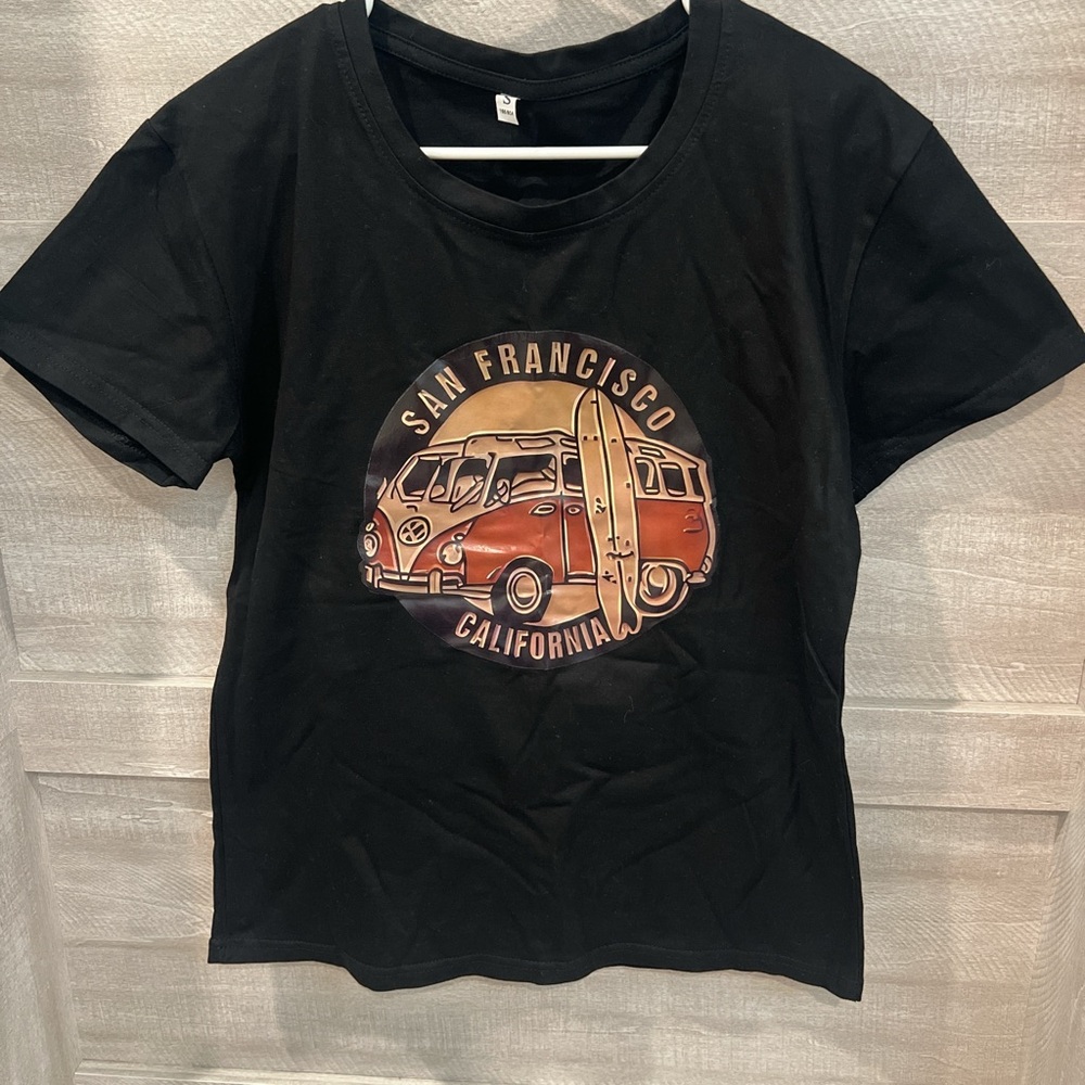 Black Graphic Kids T-Shirt